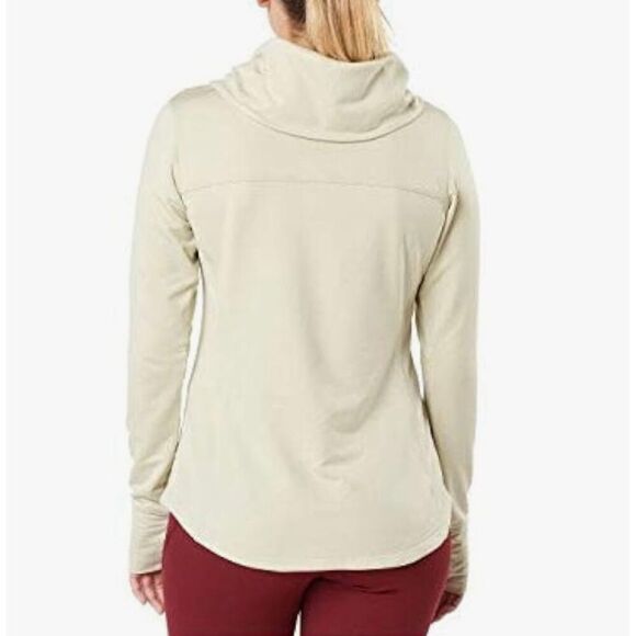 NWOT 5.11 Tactical Aphrodite Pullover Women's Medium Sand Herringbone Cowl Neck - Picture 3 of 8